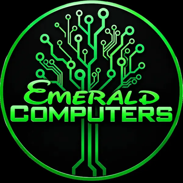 Emerald Computers Store Logo